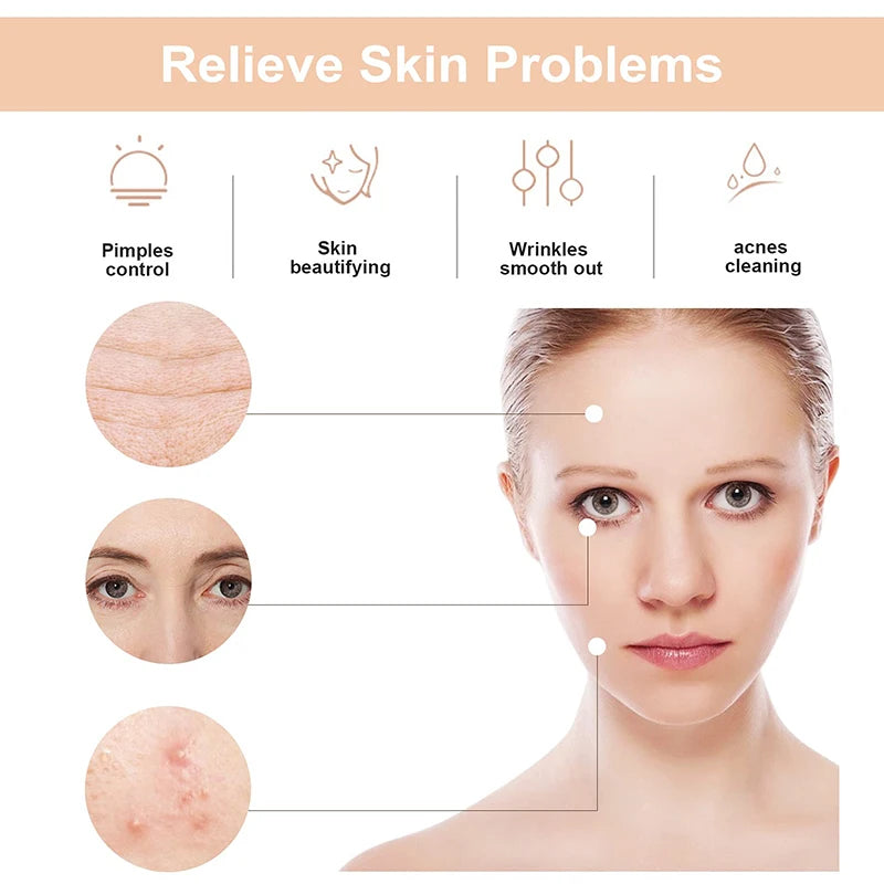 New Orange High Frequency Facial Machine Electrotherapy Wand Neon Argon Tubes Wands Device Face Skin Care Beauty Tools Home Use