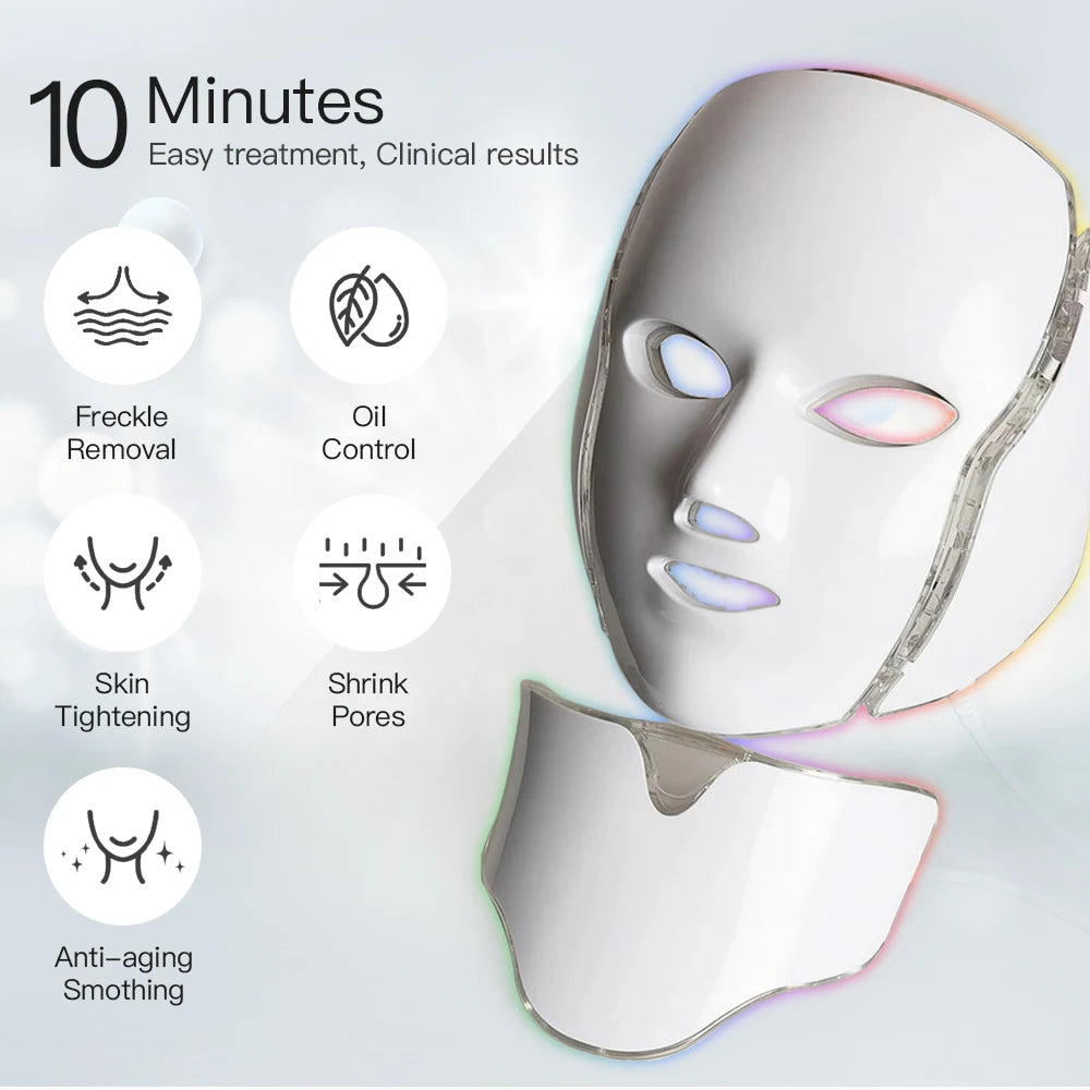Veluna Glow 7-Color Led Facial Beauty Mask