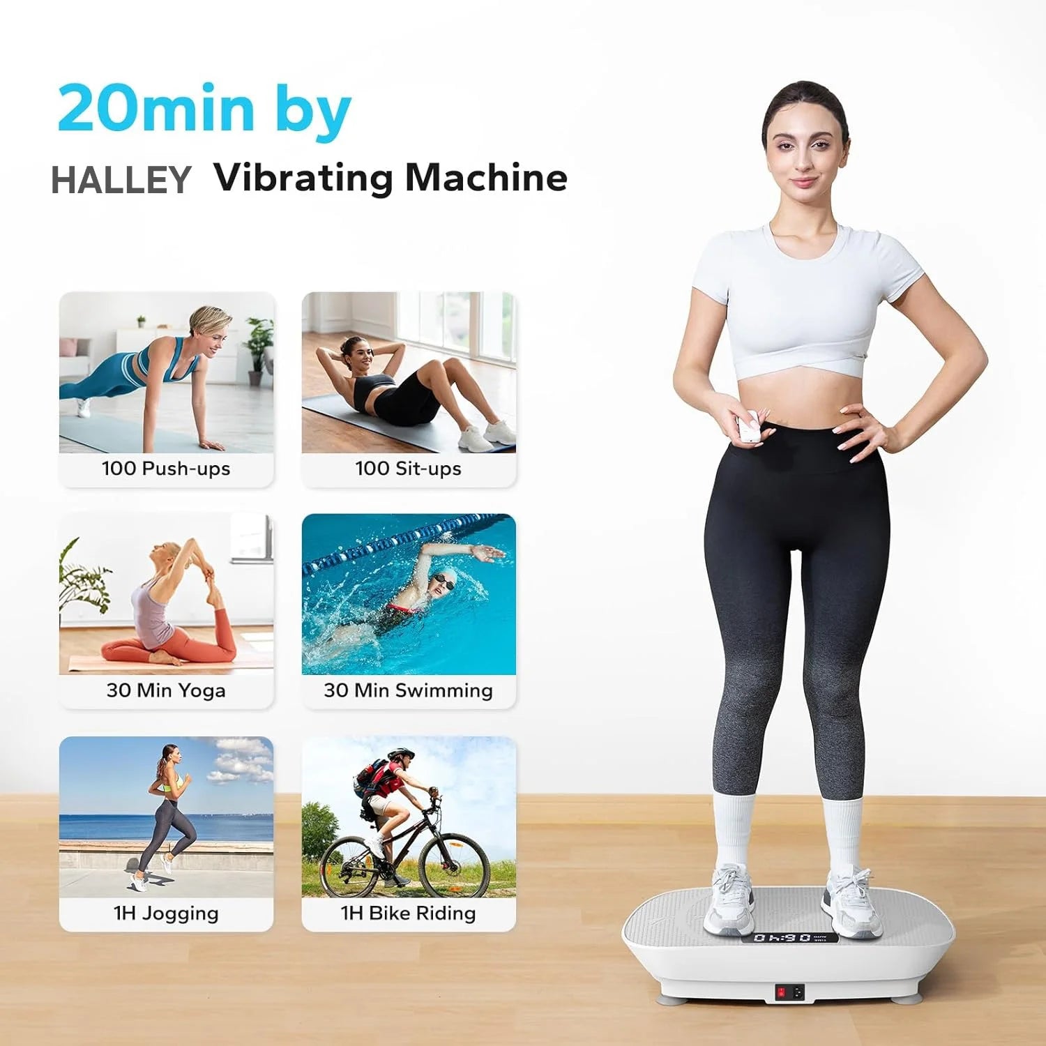Veluna Glow Vibration Plate