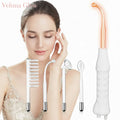 New Orange High Frequency Facial Machine Electrotherapy Wand Neon Argon Tubes Wands Device Face Skin Care Beauty Tools Home Use